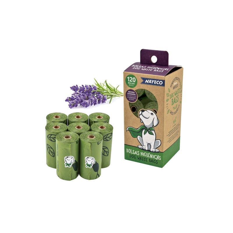 biodegradables lavanda 8x15un