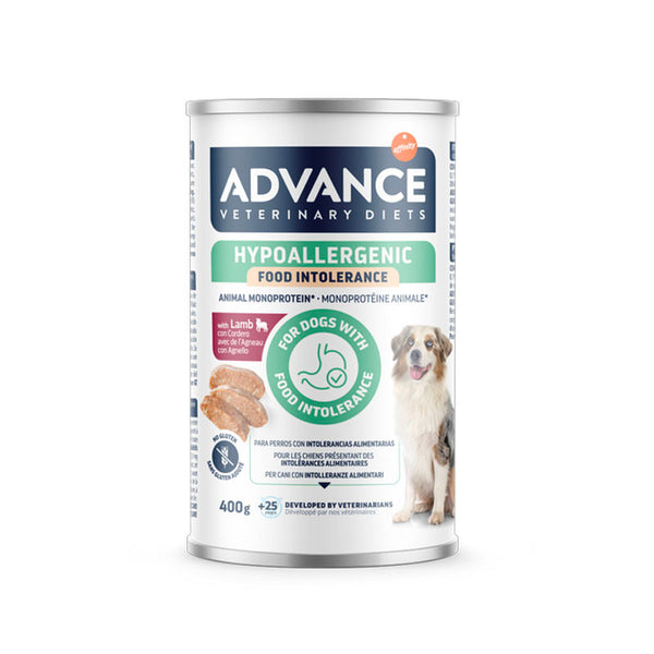 Advance Hypoallergenic con cordero lata para perros