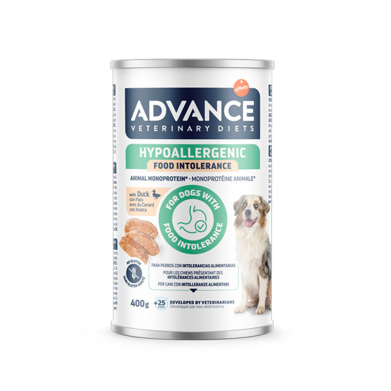 Advance Hypoallergenic con pato lata para perros