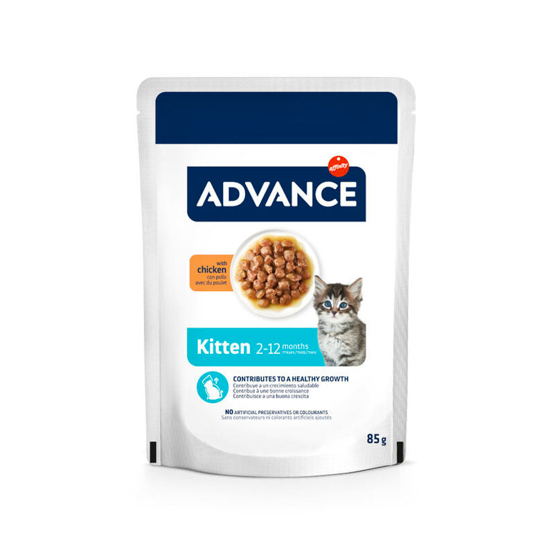 Advance Kitten con pollo Pouch para gatos Imagen principal del producto