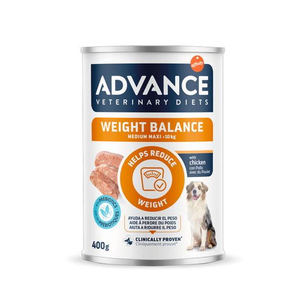 Advance Weight Balance lata para perros