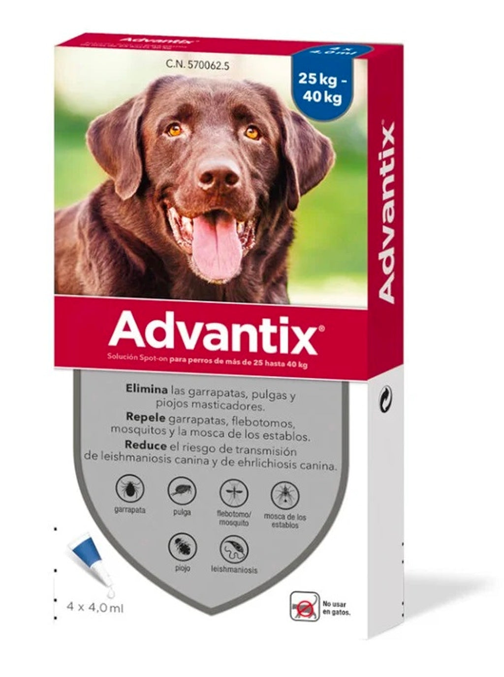 Advantix (+25 kg) 4 pipetas