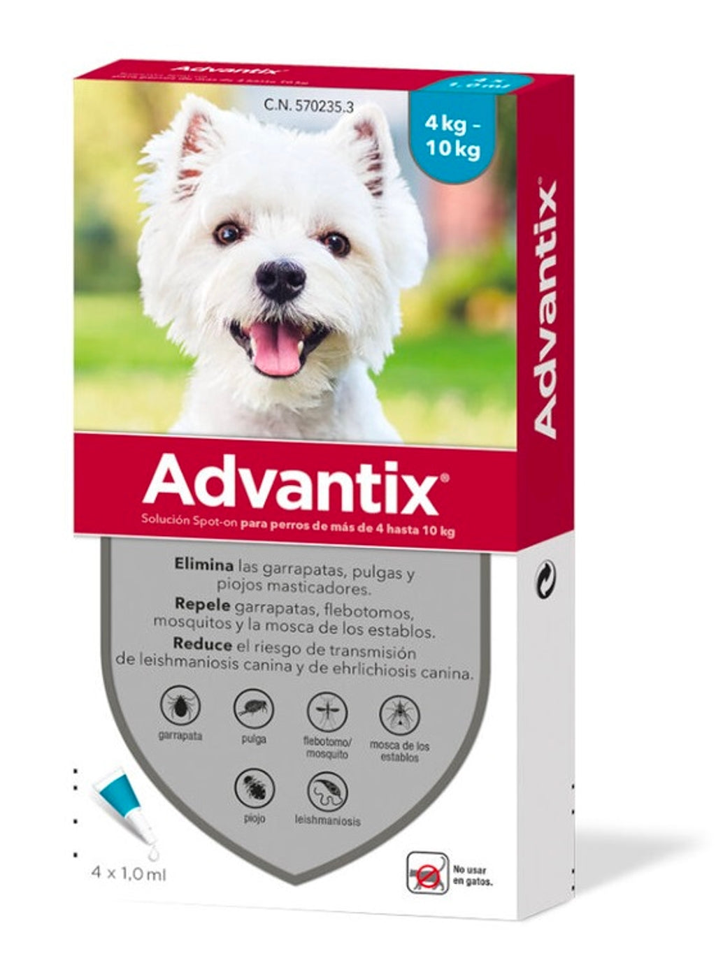 Advantix (4-10kg) 4 pipetas