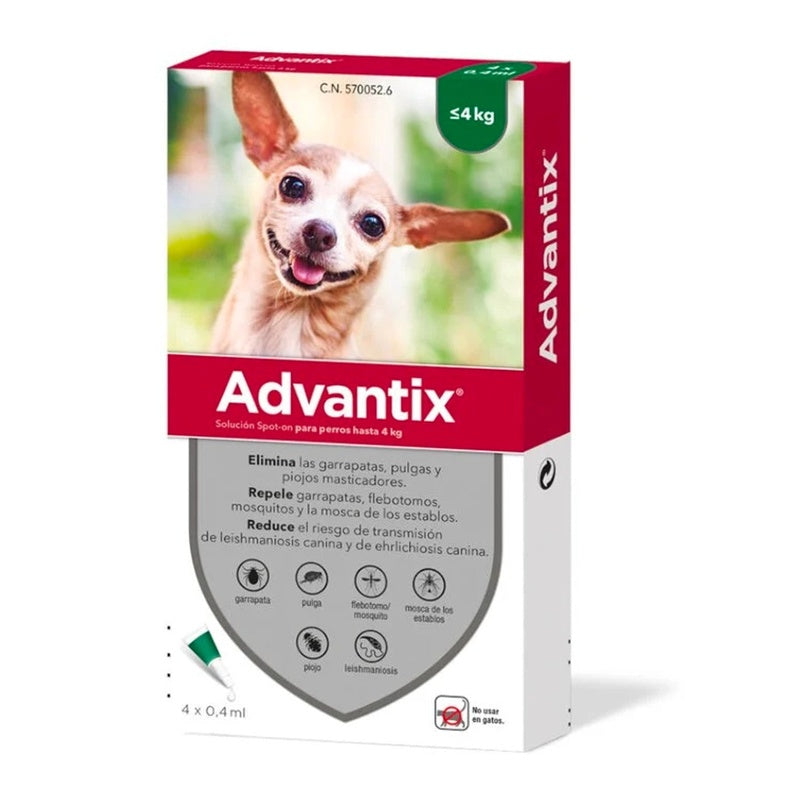 Advantix  (1,5-4kg) 4 pipetas