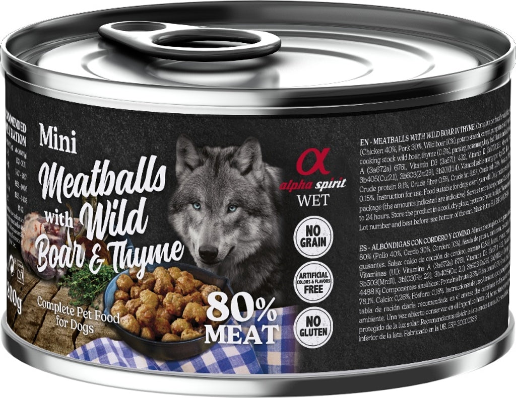 albondigas mini de senglar i tomillo 200 g Imatge principal del producte