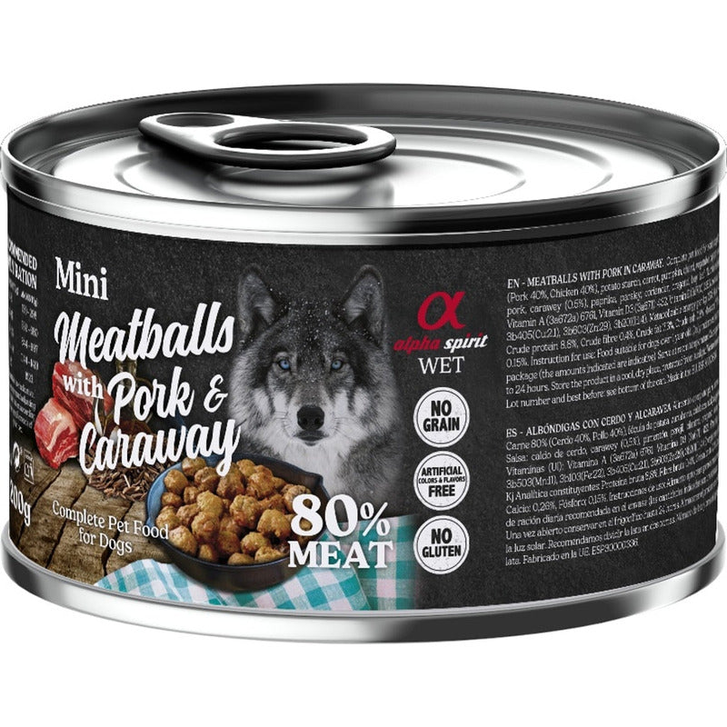 albondigas mini de cerdo y alcaravea 200g