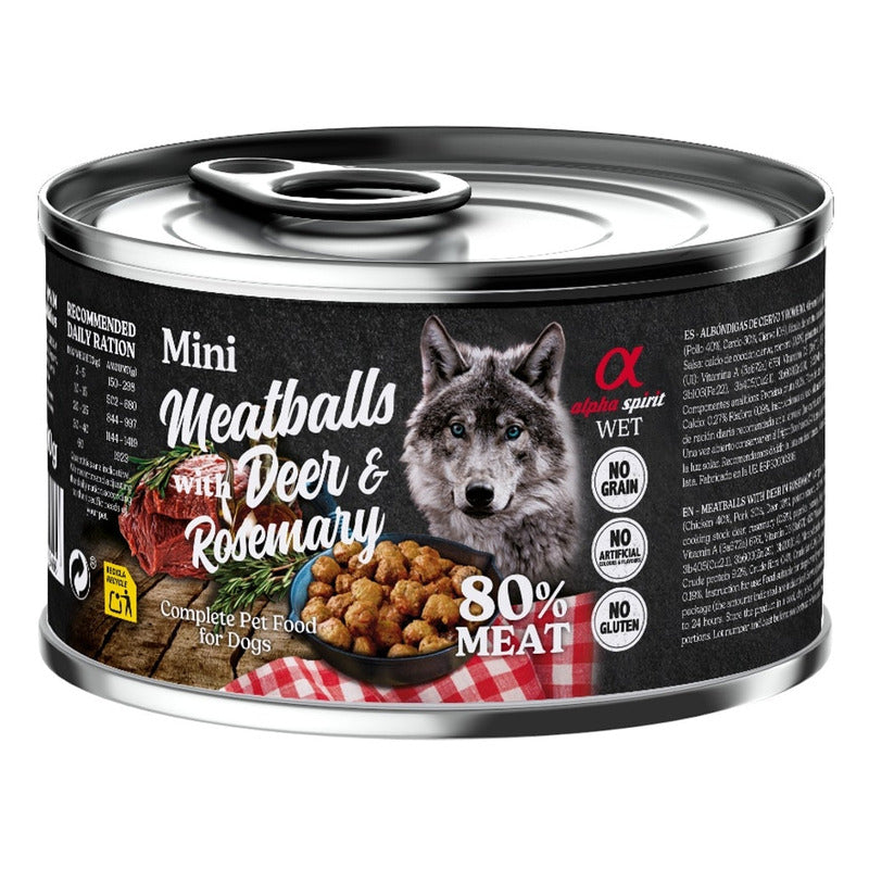 albondigas mini de ciervo y romero 200g Imagen principal del producto