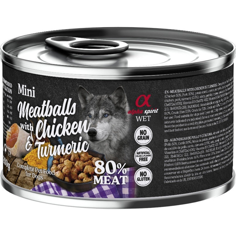 albondigas mini de pollo y cúrcuma 200g Imagen principal del producto