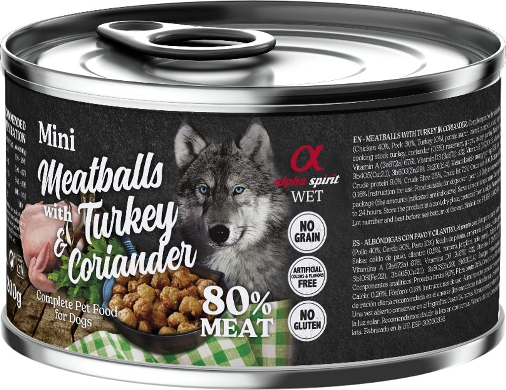 albondigas mini de gall dindi i cilantro 200 g Imatge principal del producte