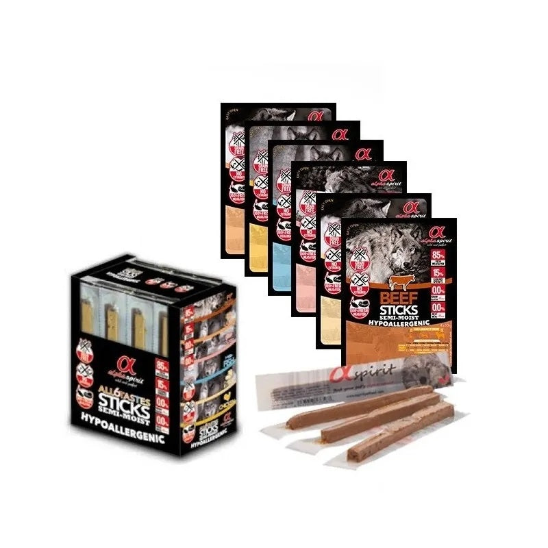 Alpha Spirit pack Barritas Multisabor para perros