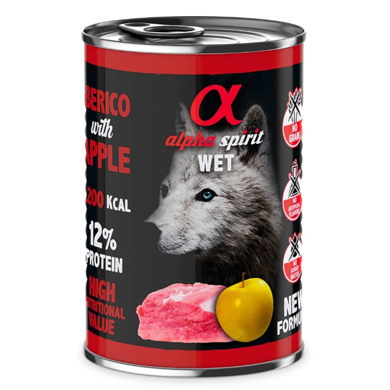 Cerdo con manzana lata de 400gr para perro Imatge principal del producte