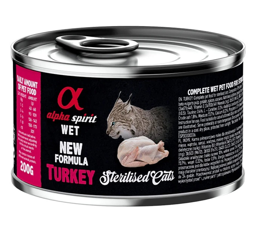 Pavo para gatos esterilizados 200g