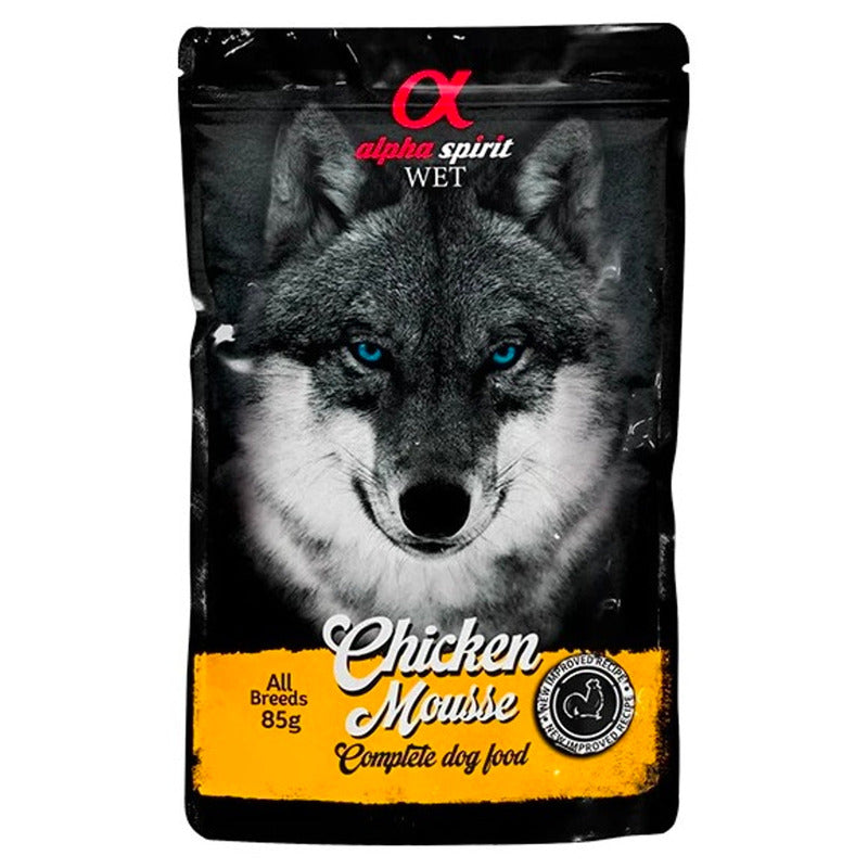 perro pouch mousse de pollo