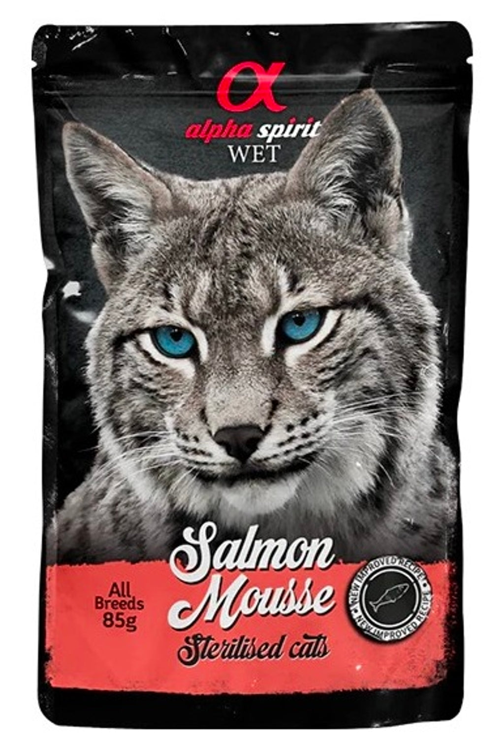 gato pouch mousse de salmón esterilizado 85g Imagen principal del producto