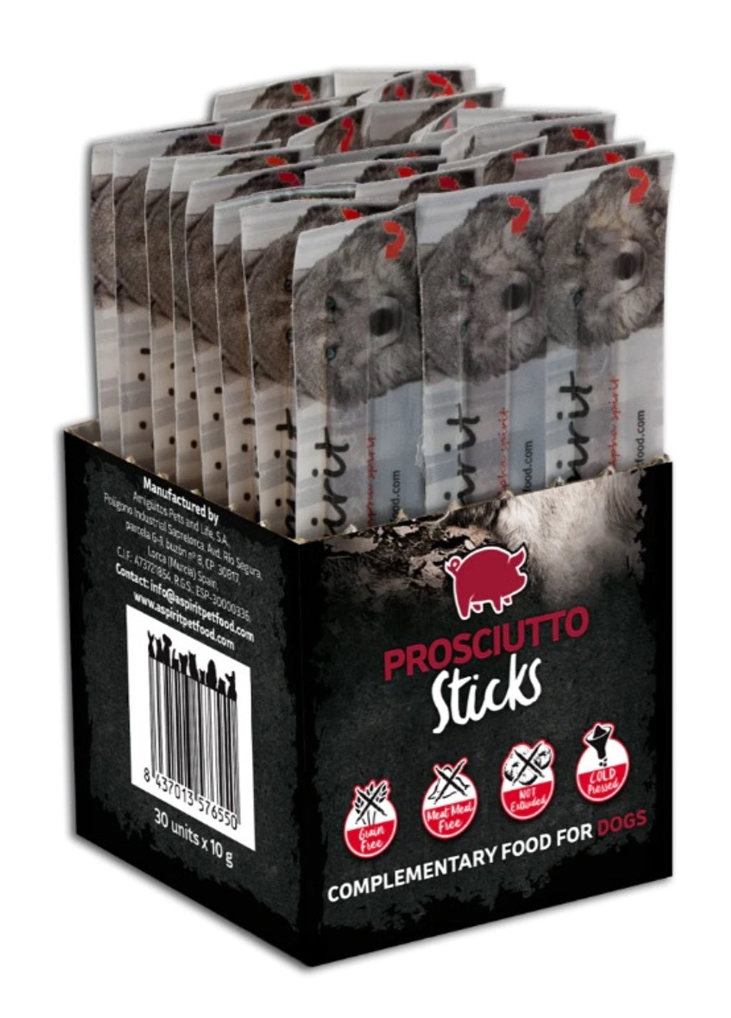 barrita de jamón para perro (16un)