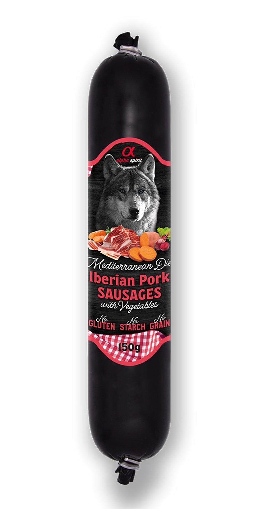 alpha salchicha cerdo 150gr