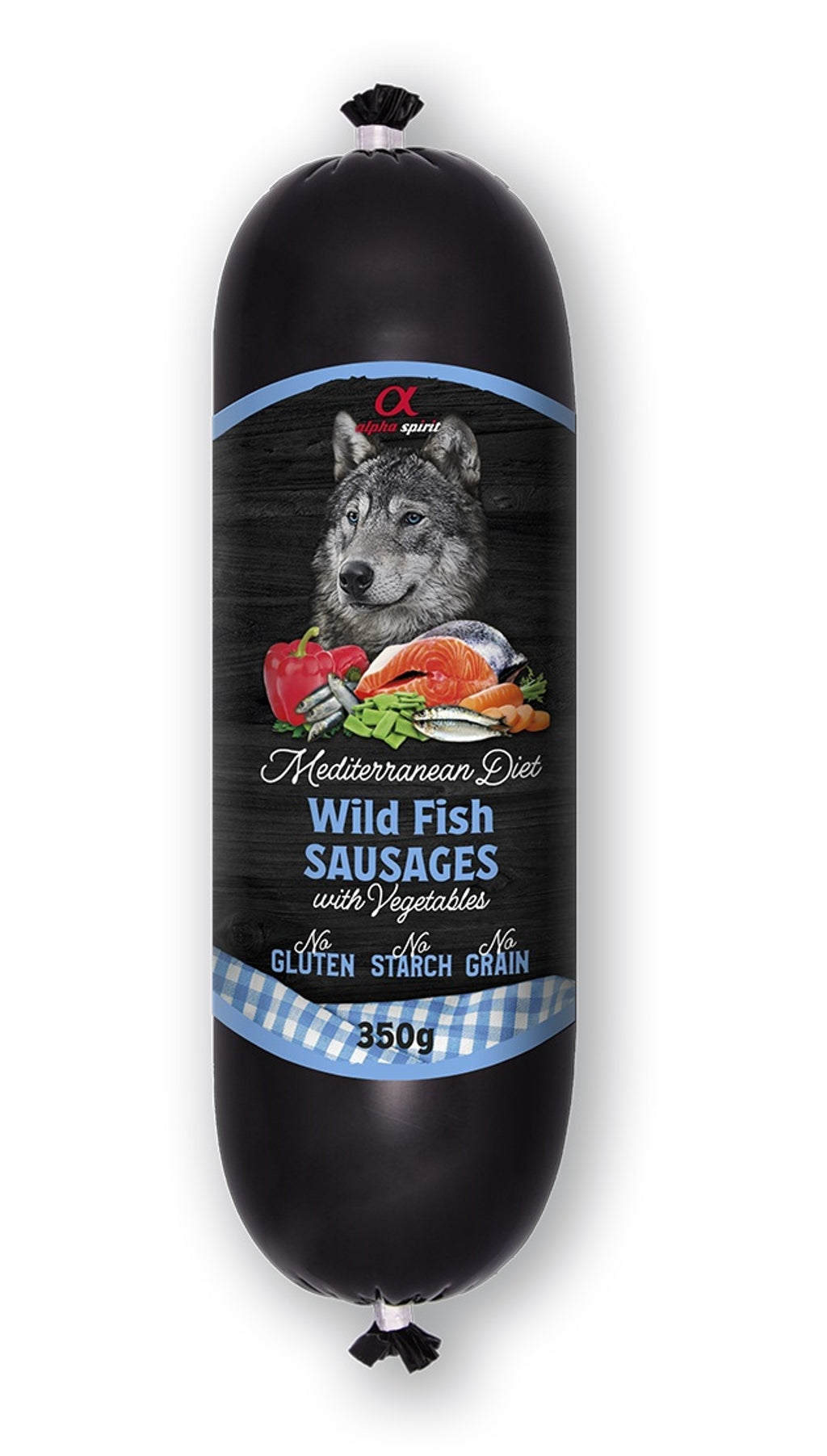alpha salchicha peix blanc 350 g Imatge principal del producte