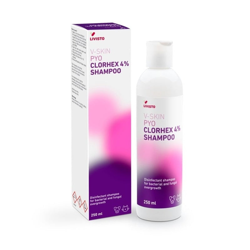 V-skin Pyo champú clorhexidina 4% para perro y gat Imagen principal del producto