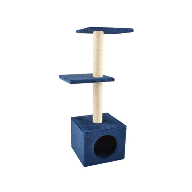Nayeco Rascador Amelie azul 3 alturas 30x30x89 cm Imagen principal del producto