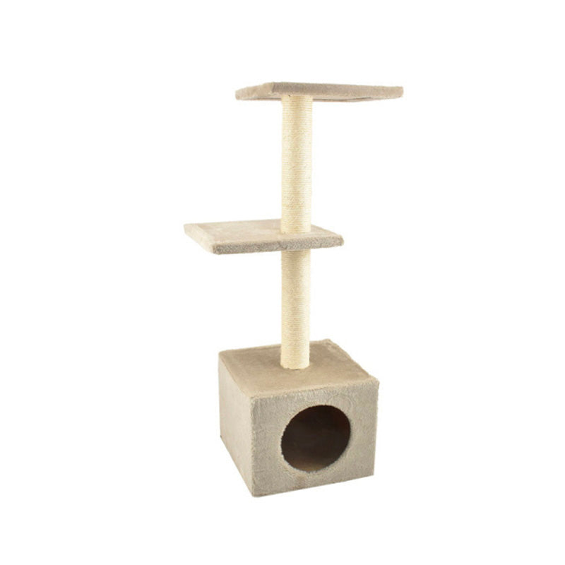 Nayeco Rascador Amelie beige 3 alturas 30x30x89 cm