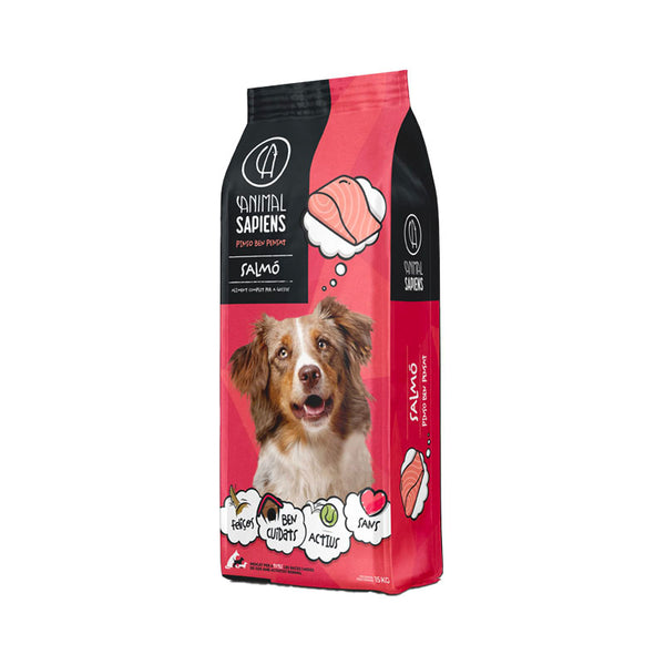 Animal Sapiens con salmón pienso para perros