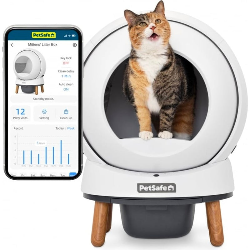 Smartspin auto litter box gatera automática