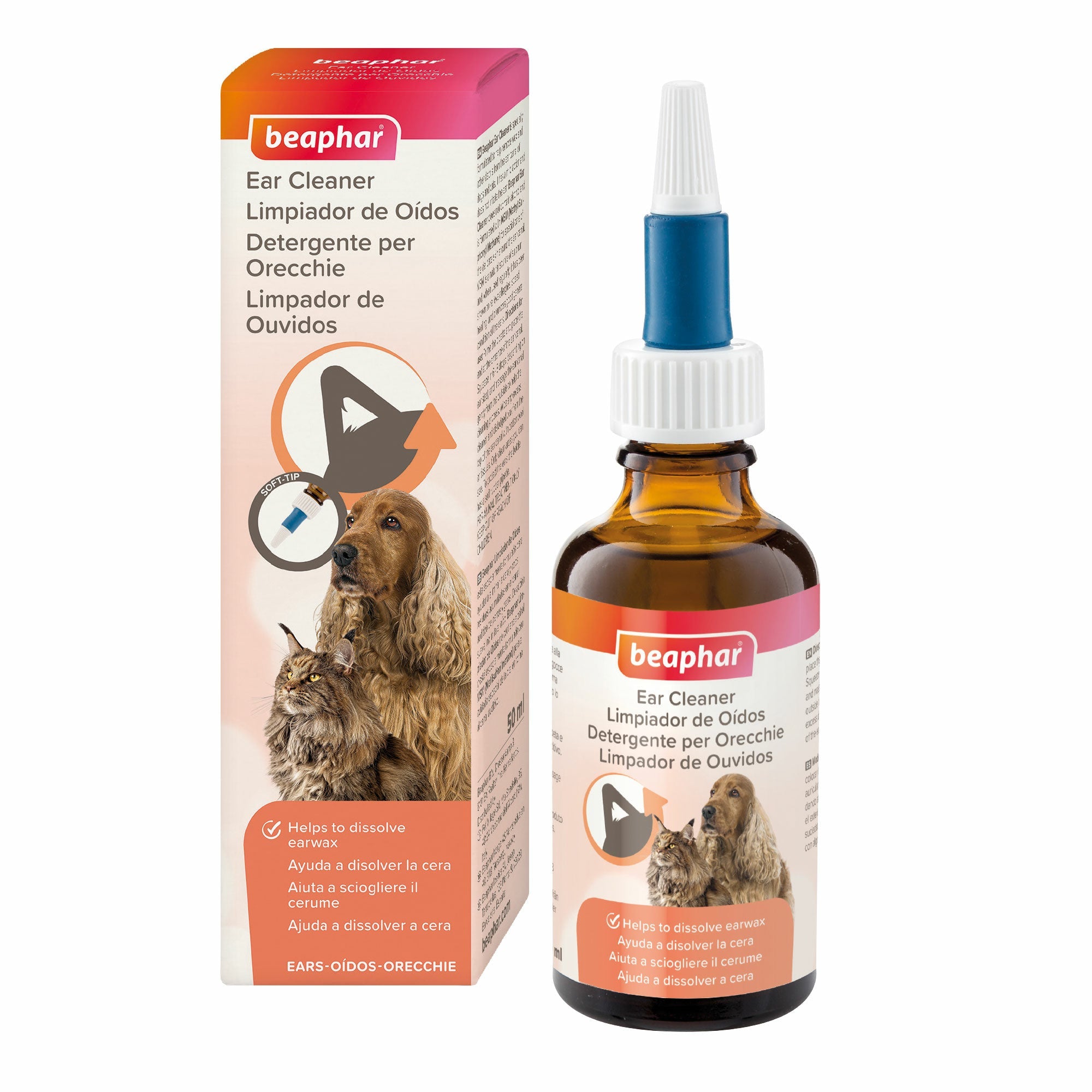 Beaphar Limpidor de oídos Ear Cleaner para perro y gato 50