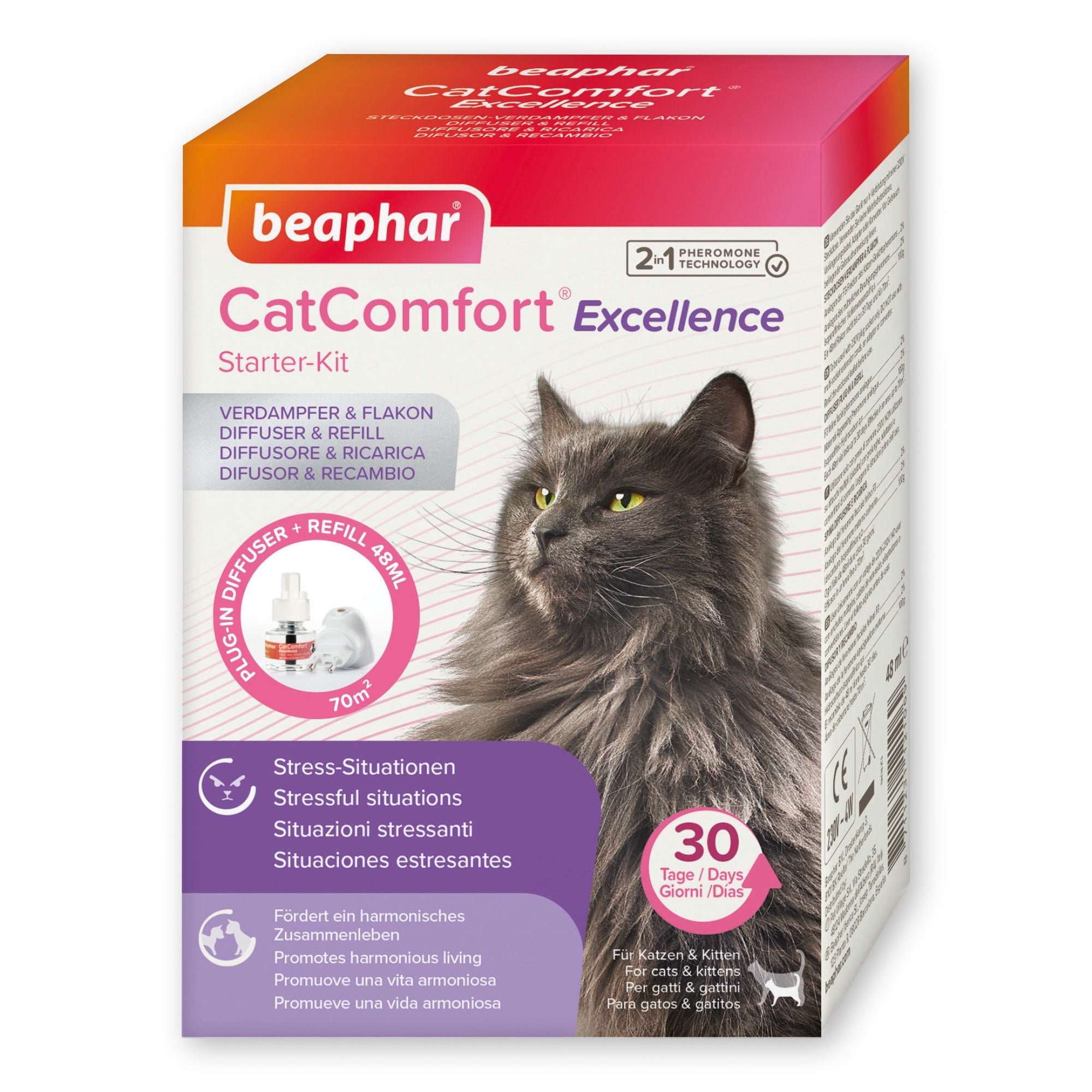 Beaphar Catcomfort Excellence gato Starter Kit Difusor + R
