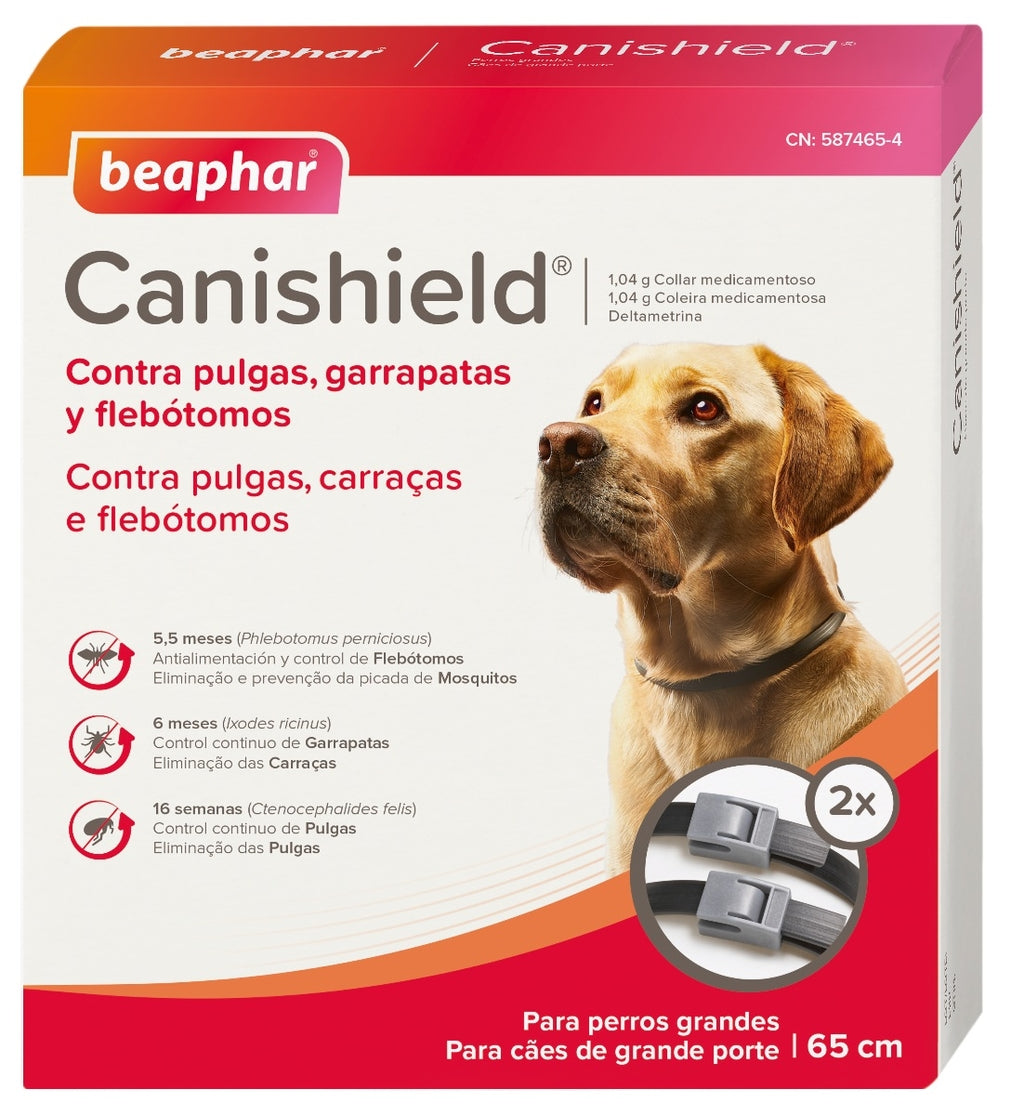 Beaphar Collar Canishield para perros grandes (65 Cm) Imagen secundaria del producto