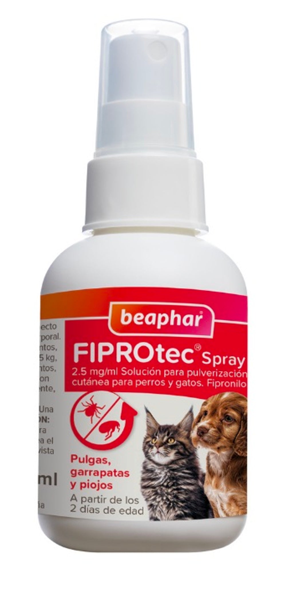 Fiprotec Esprai Per a Gos i Gat 100 ml Imatge principal del producte