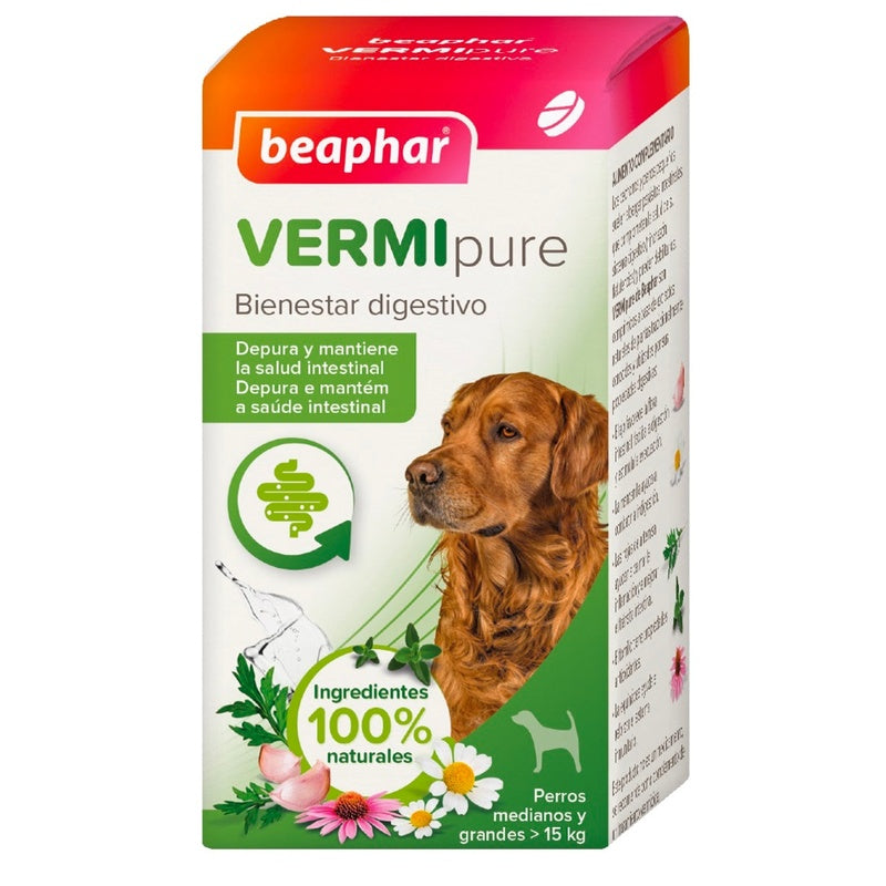 Vermipure Gossos M-L (>15 kg) 50 Comprimidos Nael teura Imatge principal del producte