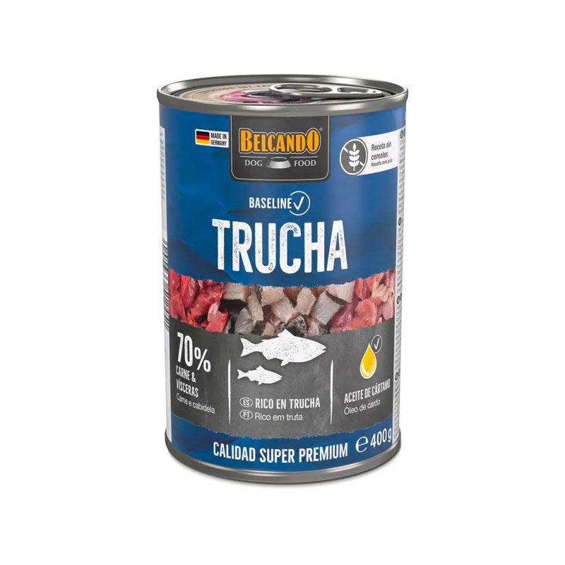Belcando Baseline Trucha lata para perros Imagen principal del producto