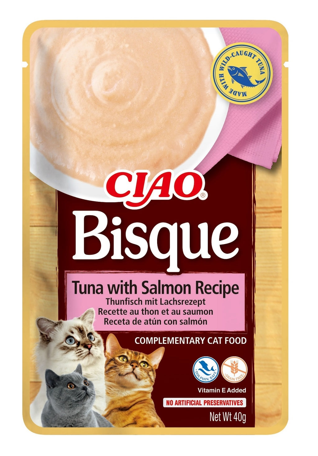 bisque de atún con salmón 40gr