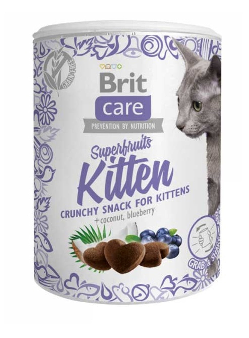 Care kitten superfruits snack crujiente 100gr Imagen principal del producto