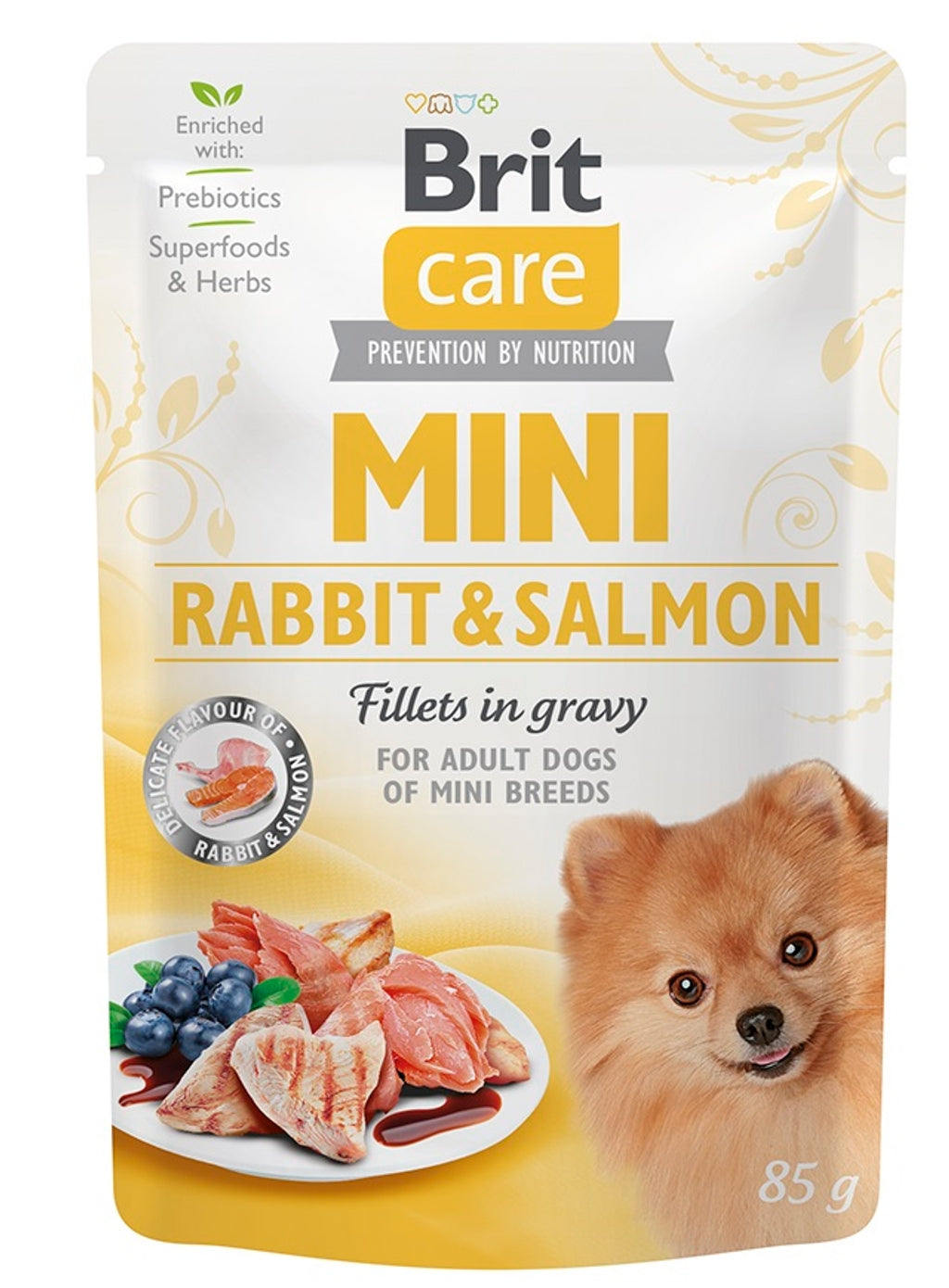 Care perro mini filetes de conejo y salmón en sals Imagen principal del producto