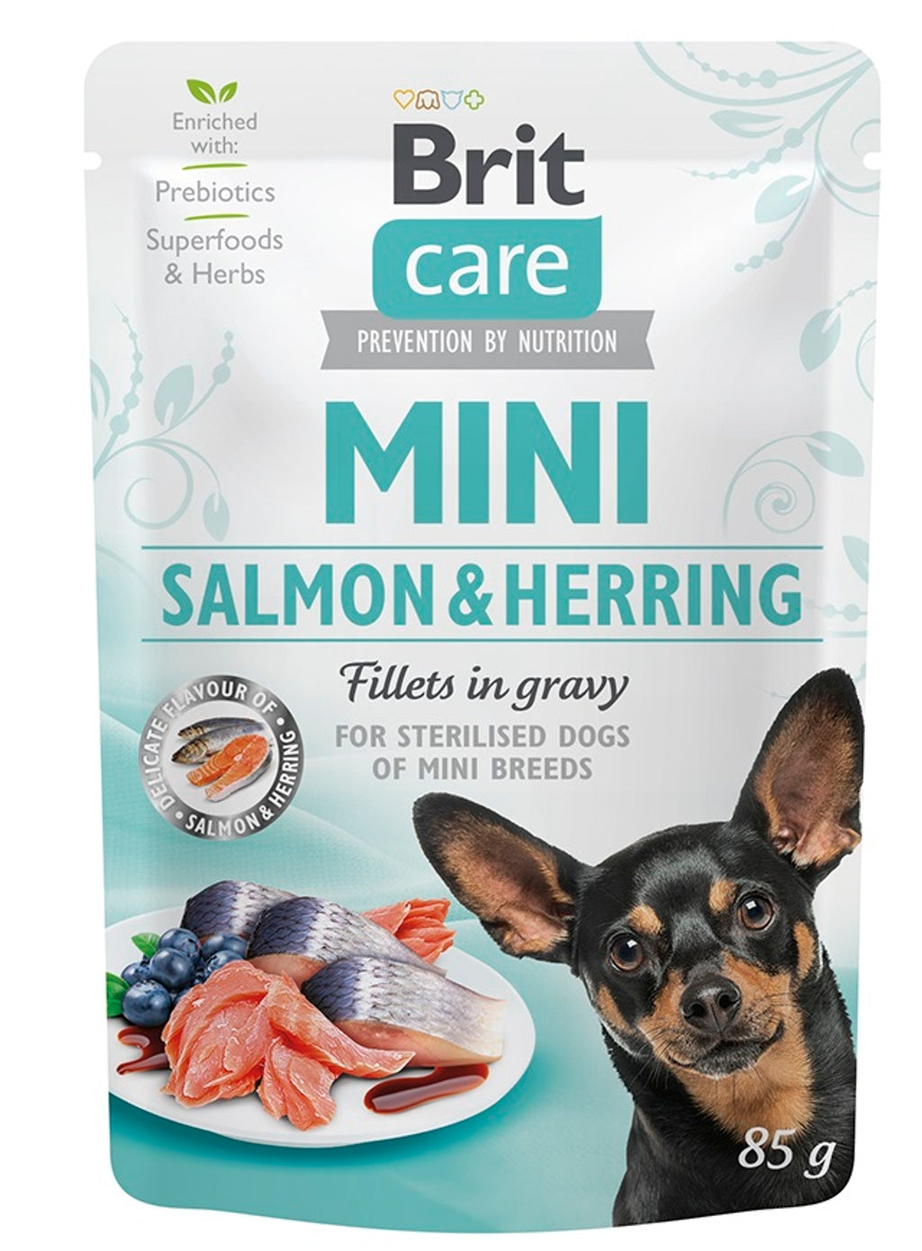 Care perro mini filetes de salmón y arenque en sal Imagen principal del producto