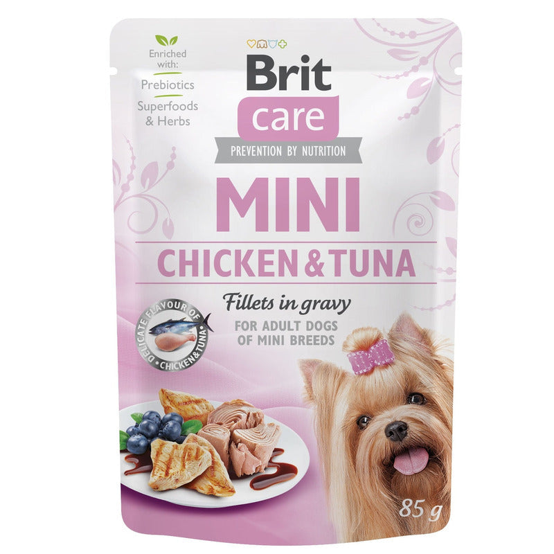 Care perro mini filetes de pollo y atún en salsa p