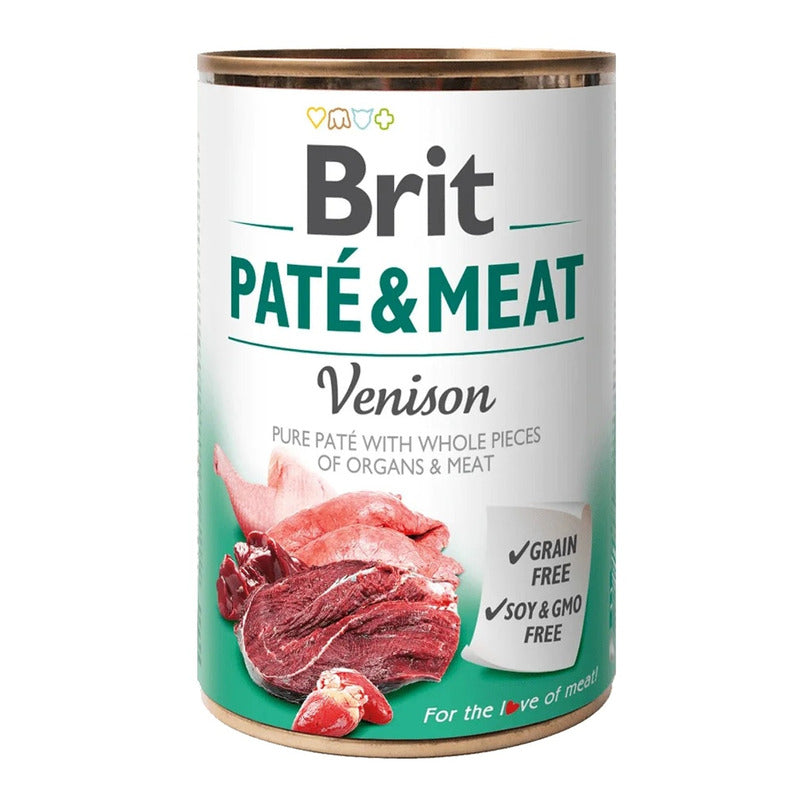 Dog grain free paté & meat ciervo 400gr