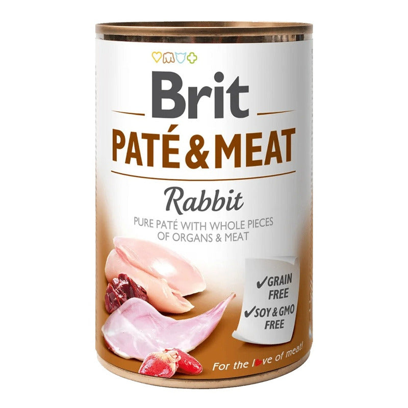 Dog grain free paté & meat conejo 400gr