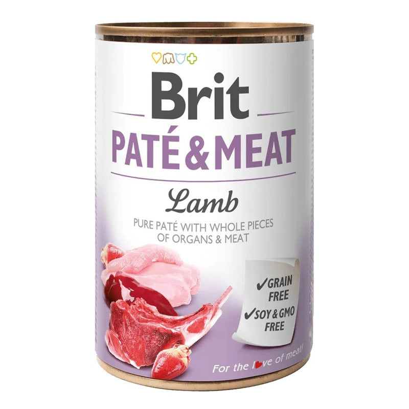 Dog grain free paté & meat cordero 400gr Imagen principal del producto