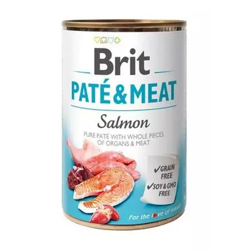 Dog grain free paté & meat salmón 400gr Imagen principal del producto