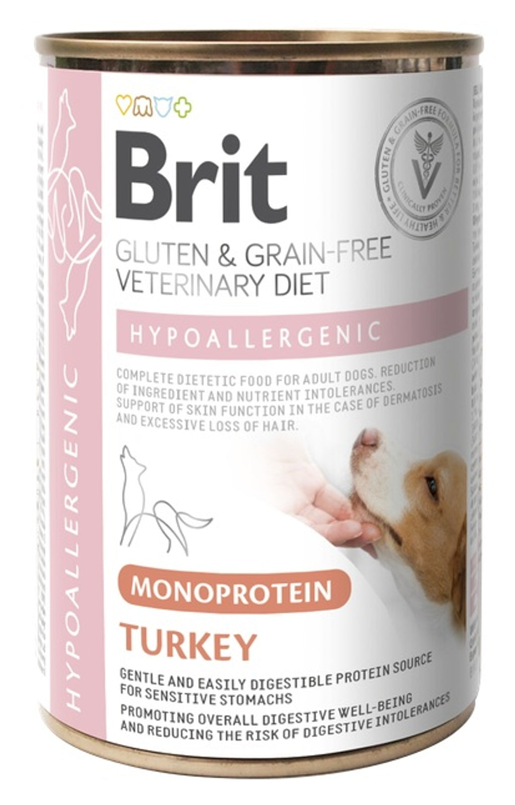 veterinary hypoallergenic gall dindi llauna 400 g