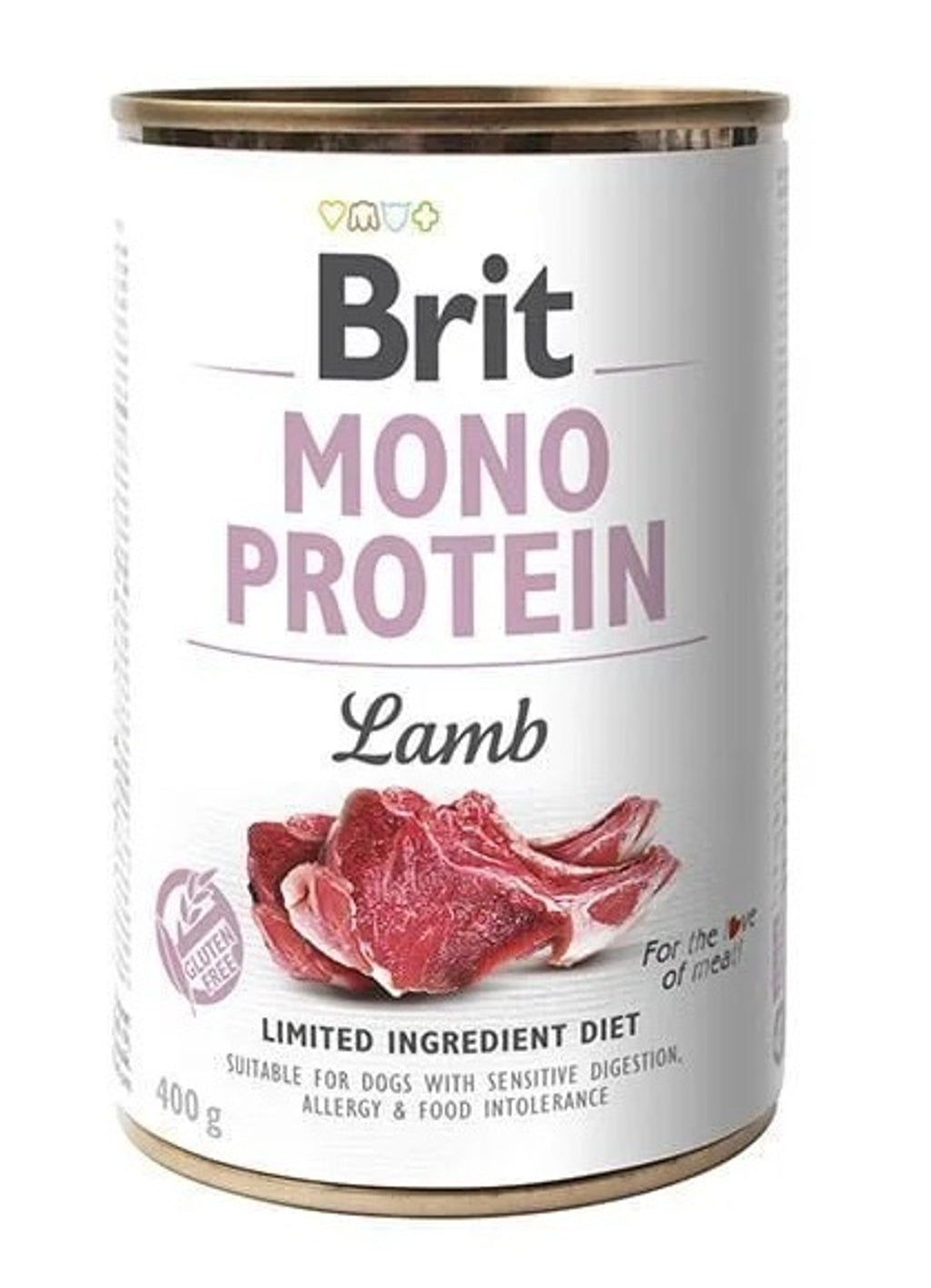 Mono proteina cordero sin gluten 400gr