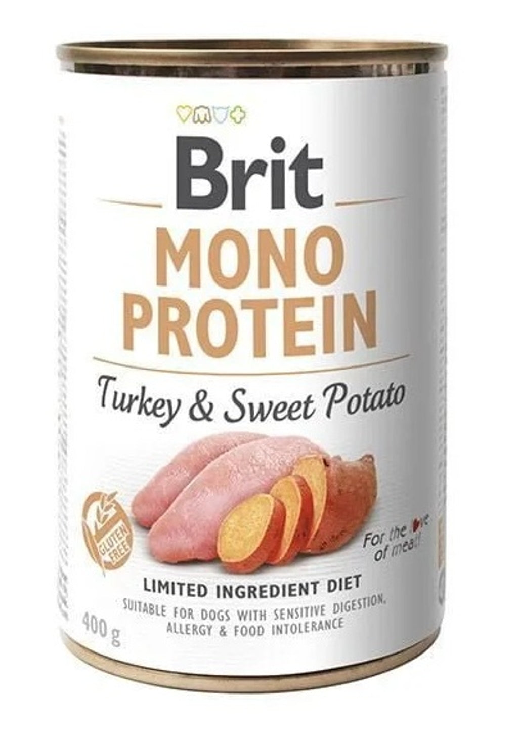 Mono proteina pavo y boniato sin gluten 400gr