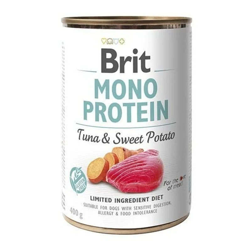 Mono proteina atún y boniato sin gluten 400gr