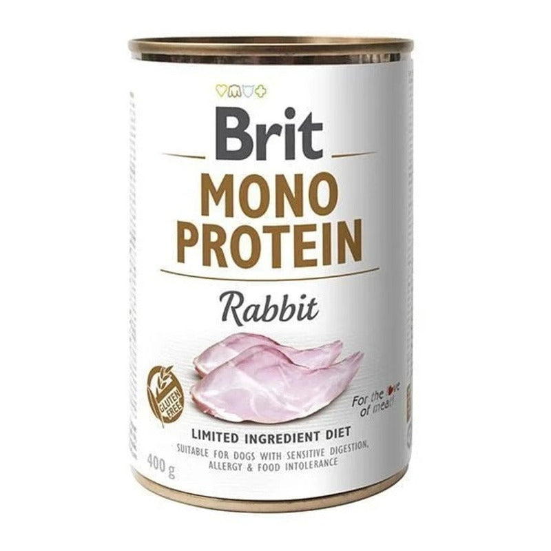 Mono proteina conejo sin gluten 400gr Imagen principal del producto