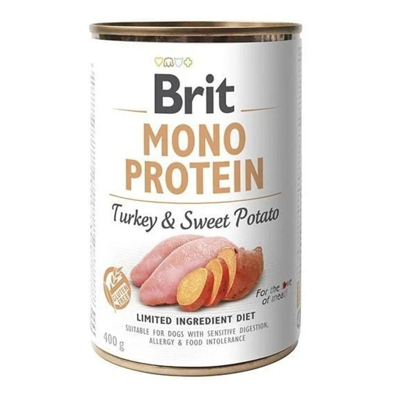 Mono proteina pavo y boniato sin gluten 400gr