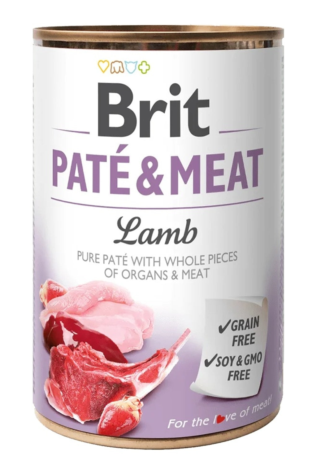 Dog grain free paté & meat cordero 400gr Imagen principal del producto