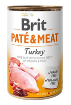 Dog grain free paté & meat gall dindi 400 g