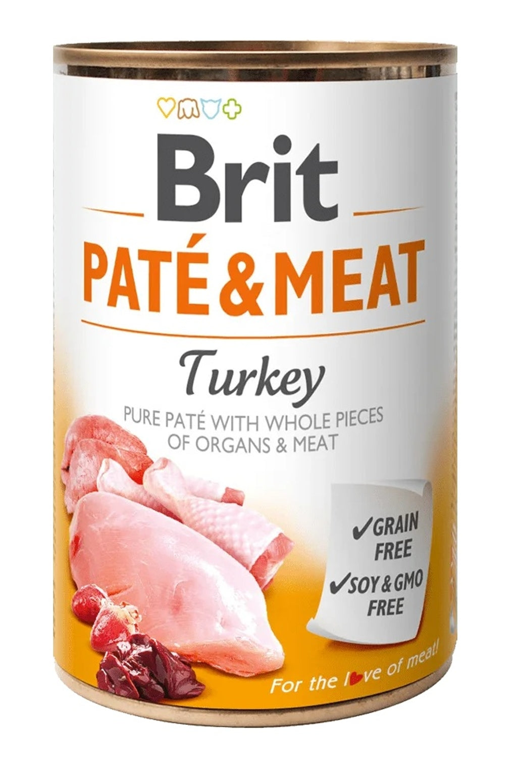 Dog grain free paté & meat gall dindi 400 g